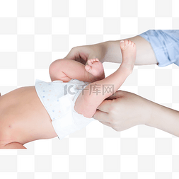 母婴纸尿裤图片_婴儿护理新生婴儿母婴人像三胎