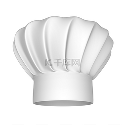 白色厨师图片_白色厨师帽