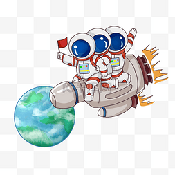 键盘地球鼠标图片_神舟十三号宇航员返回地球航天