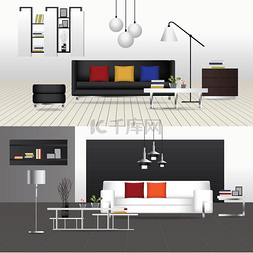 沙发PNG图图片_平面设计室内客厅和室内家具矢量