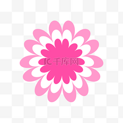 五月五节人物粉色可爱花瓣