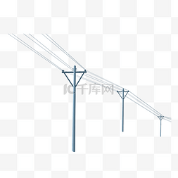 电线输出图片_电线杆电线