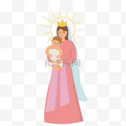 圣女果腾图片_抱着圣婴的圣女卡门