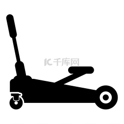 地板黑色图片_千斤顶液压车轮汽车维修服务图标