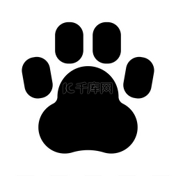 宠物可爱小狗PNG图片_动物足迹图标