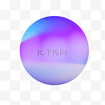 彩色C4D立体酸性酷炫圆球几何元素
