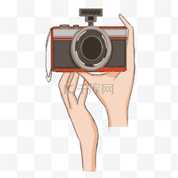 拍照摄影手势图片_拍照手势卡通手持相机