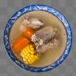 排骨米线米线图片_美食玉米排骨汤