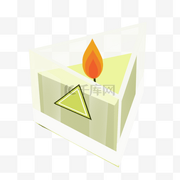 绿色科技背景图片_盒子三角熏香透明图片绘画