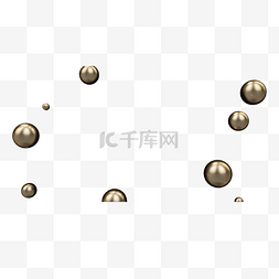 黑金电商背景元素图片_C4D黑金简约几何体背景