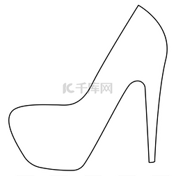 鞋子细节图片_女人鞋图标.. 女人鞋图标。