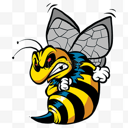 蜜蜂波普嘻 风格黄色昆虫