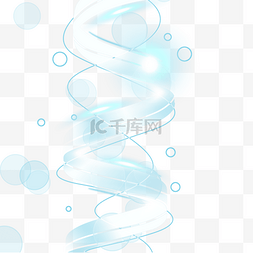 抽象螺旋图片_dna分子结构银白色螺旋