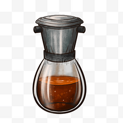 咖啡滴滤图片_圆弧形越南特产滤漏咖啡