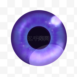 3d人眼球紫色