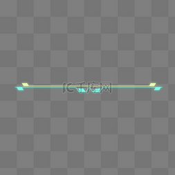 发光线条ai图片_科技风发光装饰线条分割线
