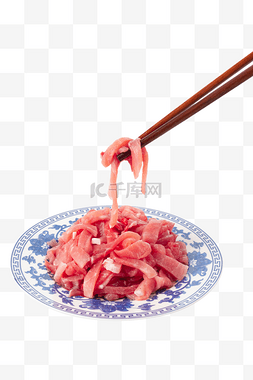 豆皮卷菜肉丝图片_生鲜肉食鲜肉丝