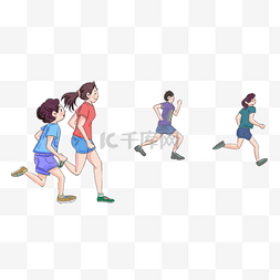 跑步女运动员图片_跑步比赛