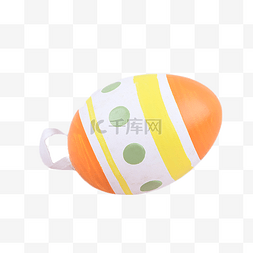 文化鸡蛋花纹复活节彩蛋