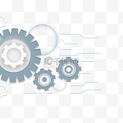 科技感齿轮抽象齿轮机械