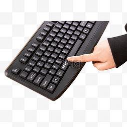 黑色键盘按键图片_打字黑色键盘