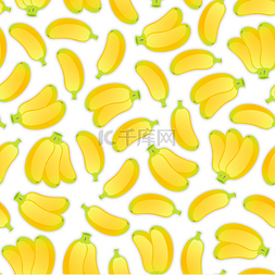 自然装饰图案图片_无缝背景与香蕉