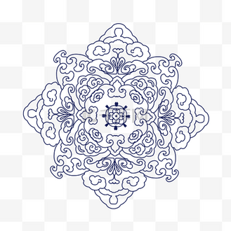 古风传统纹饰图案中国风中式纹理