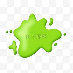 绿色细菌图片_绿色水滴恶心污垢
