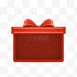 红色框图片_三八妇女节红色蝴蝶结礼物盒礼盒