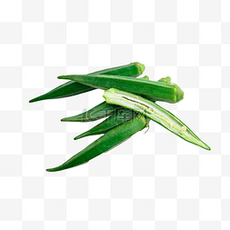 秋葵绿色颜色食品