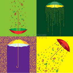 多雨季节图片_创造性的概念向量。
