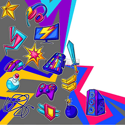蓝色斜条纹背景图片_游戏物品的背景网络运动电脑游戏