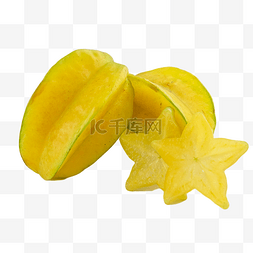 黄色希望之星图片_杨桃水果营养水果