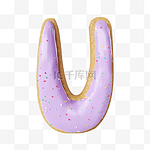 甜甜圈英文字母u