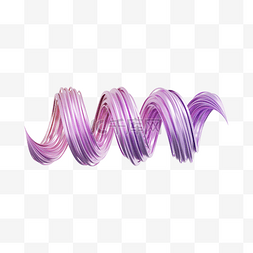 3D紫色螺旋线条