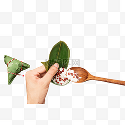 包粽子步骤图片_端午节包粽子食材