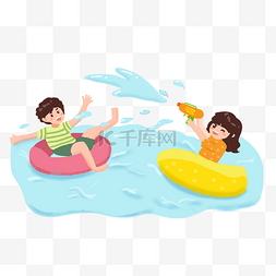 水上乐园游玩图片_夏天夏季水上乐园娱乐