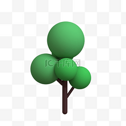psd立体树图片_3D植物小树