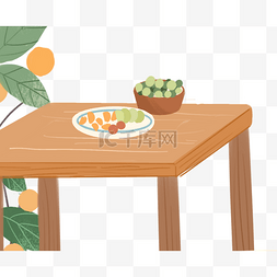桌子食物水果