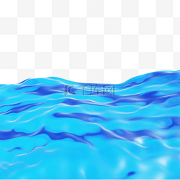 3DC4D立体水纹水花水面