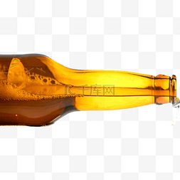 啤酒瓶啤酒饮料玻璃杯