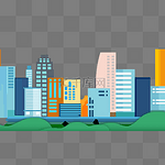 城市建筑楼房景色