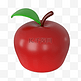 3DC4D立体红富士苹果
