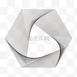 抽象线条几何体图片_三角形抽象线条几何体