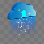 蓝色科技云数据云端云储存大数据