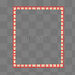 红的方框图片_红白糖果条纹闪亮浮雕方形框边框