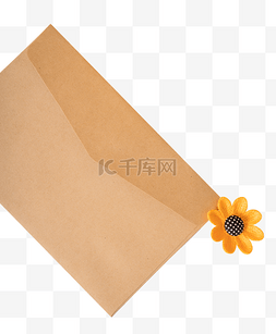 信封黄色图片_黄色花束向日葵