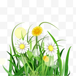 春天光晕图片_黄色光晕和盛开的花朵春季复活节