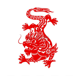 在中国文化图片_中国农历新年强大的龙，中国传统