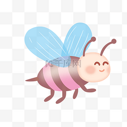可爱卡通动物素材图片_可爱小蜜蜂